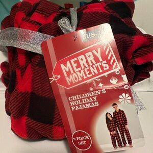 Red Plaid Kids Pajamas